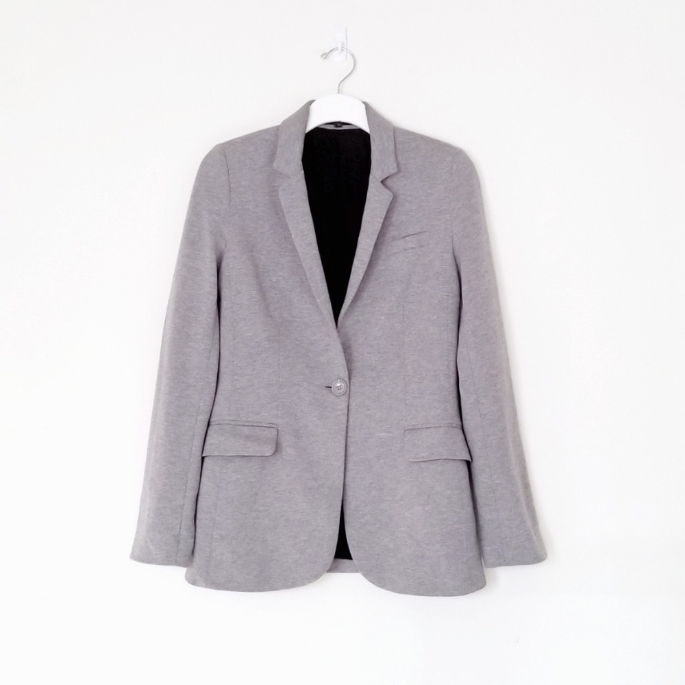 Express gray jersey knit blazer. size XS